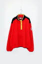 yÁzMARLBORO (}{) 90'S SNAP BUTTON FLEECE JACKET 90N Xibv {^ t[X WPbg RED [SIZE: L USED]