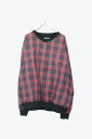 yÁzPOLO GOLF (|St) 90'S CHECK PULLOVER COTTON JACKET 90N `FbN vI[o[ Rbg WPbg MULTI [SIZE: XL USED]