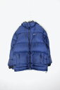 yÁzNIKE (iCL) EARLY 00'S ATTACHABLE HOODIE DOWN COAT 00N  A^b`u t[fB[ _E R[g / NAVY [SIZE: M USED]