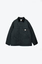 yÁzCARHARTT (J[n[g) MADE IN MEXICO ADVERTISING NYLON TRADITONAL COAT LVR Aho_CWO iC gfBVi R[g / BLACK [SIZE: L USED]