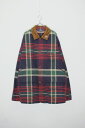 yÁzPOLO BY RALPH LAUREN (|oCt[) 80'S CHECK HUNTING JACKET W/BUDGE 80N `FbN neBO WPbg obW / NAVY [SIZE: XL USED]