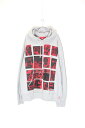 yÁzSUPREME (Vv[) MADE IN CANADA AW21'S COLLAGE GRID HOODIE SWEATSHIRT Ji_ 21N H~ JbW Obh t[fB[ XEFbgVc / GRAY [SIZE: XL USED]