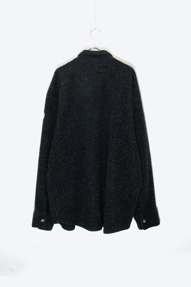 【中古】NORTH SHORE TRADING (ノース ショア トレーディング ) 90'S BOA FLEECE SHIRT JACKET 90年代 ボアフリース シャツ ジャケット / BLACK [SIZE: XL USED]