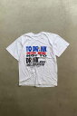 yÁzNO BRAND (m[uh) 90'S S/S TO DRINK PRINT MESSAGE T-SHIRT 90N  hN vg bZ[W eB[Vc WHITE [SIZE: L USED]