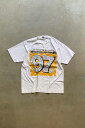 yÁzFRUIT OF THE LOOM (t[cIuU[) 97'S S/S A'M OUTTA HERE BACK PRINT MESSAGE T-SHIRT 97N  bZ[W eB[Vc WHITE [SIZE: L USED]