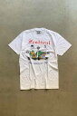 yÁzLEE ([) MADE IN USA 93'S S/S SAN ANTONIO PRINT T-SHIRT USA 93N  T AgjI vg eB[Vc WHITE [SIZE: XL DEADSTOCK/NOS]