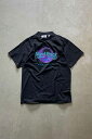 yÁzHARD ROCK CAF? (n[h bN JtF) MADE IN CANADA EARLY 00'S MONTREAL LOGO PRINT ADVERTISING T-SHIRT Ji_ A[[ 00N g[ S vg Aho^CWO TVc BLACK [SIZE: L USED]