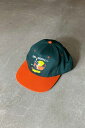 yÁzKC 93'S MTV'S 6PANEL CAP 93N MTV'S 6pl Lbv GREEN / ORANGE [SIZE: ONE SIZE DEADSTOCK/NOS]