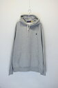 yÁzPOLO RALPH LAUREN (|t[) ONE POINT HOODIE SWEATSHIRT  |Cg t[fB[ XEFbg Vc / GRAY [SIZE: XL DEADSTOCK/NOS]