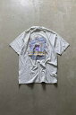 yÁzRED OAK (bh I[N) MADE IN USA 90'S S/S NYU BACK PRINT COLLAGE T-SHIRT USA 90N  obN vg JbW eB[Vc GRAY [SIZE: L USED]