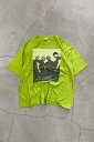 yÁzFUBU (tu) MADE IN USA EARLY 00'S HIP HOP PRINT T-SHIRT USA 00N qbv zbv vg eB[Vc LIME GREEN [SIZE: 2XL USED]