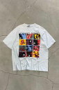 yÁzHOLOUBEK (zxbN) MADE IN USA 94'S BUDWEISER ROLLING STONE PRINT BAND T-SHIRT USA 94N ohCU[ [OXg[ vg oh eB[Vc WHITE [SIZE: XL USED]