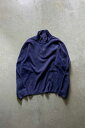 yÁzPOLO BY RALPH LAUREN (|oCt[) MADE IN USA 90'S HALF ZIP COTTON KNIT SWEATER USA 90N n[tWbv Rbg jbg Z[^[ / NAVY [SIZE: M USED]