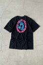 yÁzSANTA CRUZ (T^N[Y) S/S LOGO BACK PRINT T-SHIRT USAi  S obN vg eB[Vc USAi BLACK [SIZE: L USED]