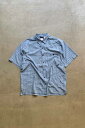 yÁzPATAGONIA (p^SjA) S/S CHECK SHIRT  `FbN Vc BLUE [SIZE: L USED]