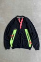 yÁzCOLUMBIA (RrA) 90'S HALF SNAP SWEATSHIRT 90N n[t Xibv XEFbgVc BLACK [SIZE: L USED]