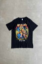yÁzNO BRAND (m[uh) MADE IN USA 90'S S/S METALLICA PRINT BAND T-SHIRT USA 90N  ^J vg oh eB[Vc BLACK [SIZE: L DEADSTOCK/NOS]