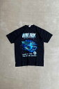 yÁzCHAMP (`v) MADE IN MEXICO 98'S S/S STAR TREK GRAND SLAM SHOW PRINT MOVIE T-SHIRT LVR  X^[gbN OhX V[ vg [r[ eB[Vc BLACK [SIZE: L USED]