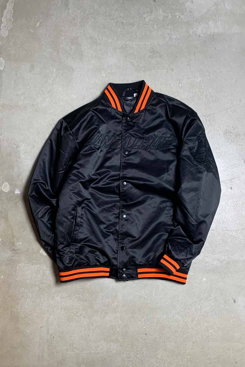 SANTA CRUZ (サンタクルーズ) NYLON PUFF STADIUM JACKET ナイロン パフ スタジアム ジャケット BLACK 