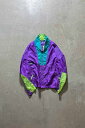 yÁzCOLMBIA (RrA) 90'S PULLOVER NYLON JACKET 90N vI[o[ iC WPbg PURPLE [SIZE: XL USED]