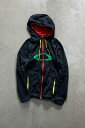 yÁzOAKLEY (I[N[) MADE IN MEXICO 12'S ZIP SWEAT HOODIE LVR 12N Wbv Abv XEFbgt[fB[ BLACK [SIZE: M USED]