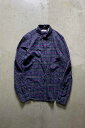 yÁzBURBERRYS BRIT (o[o[ubg) L/S COTTON CHECK SHIRT  Rbg Vc / GRAY [SIZE: M USED]