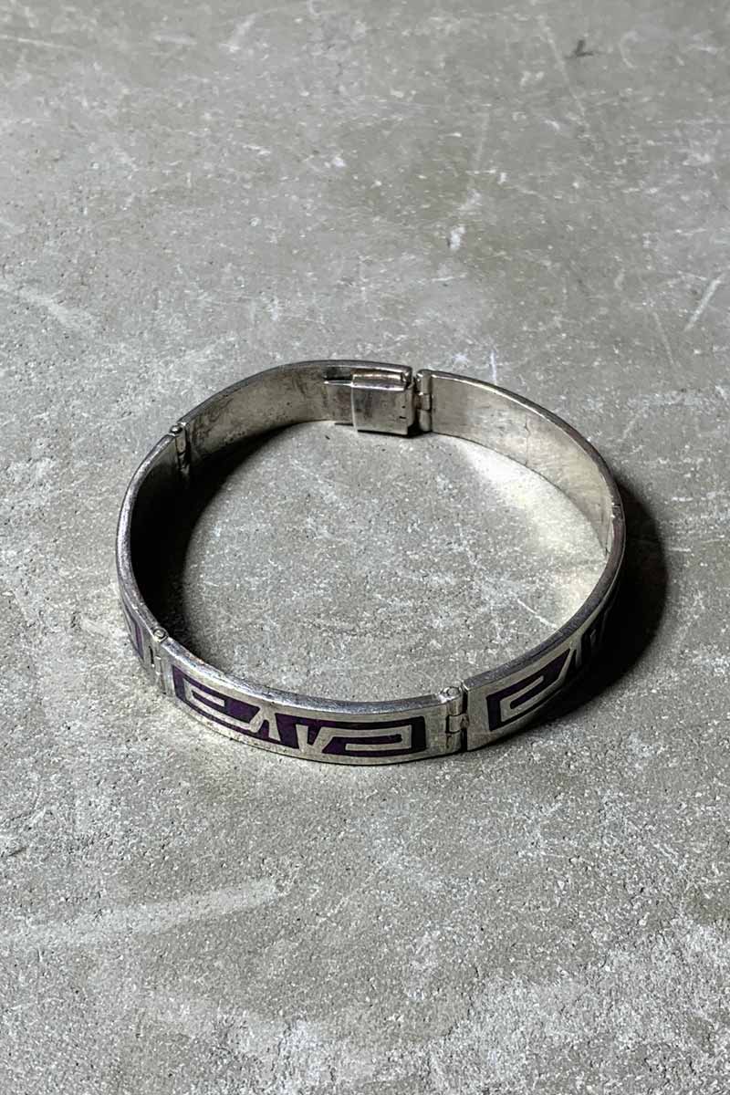 š VINTAGE MEXICAN JEWELRY (ơ С 奨꡼) MADE IN MEXICO 925 SILVER BRACELET ᥭ 925 С ֥쥹å [SIZE: ONE SIZE USED]