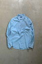 yÁzRALPH LAUREN (t[) L/S B.D COTTON OXFORD SHIRT  {^_E Rbg IbNXtH[h Vc BLUE [SIZE: L USED]