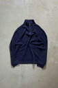 yÁzPOLO BY RALPH LAUREN (|oCt[) 90'S HALF ZIP COTTON KNIT SWEATER 90N n[t Wbv Rbg jbg Z[^[ / NAVY [SIZE: L USED]