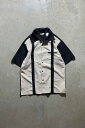 yÁzIZ IT U Y2K EARLY 00'S S/S BOWLING SHIRT 00N  {[O Vc BLACK [SIZE: M USED]