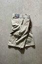 yÁzINTERSTATE (C^[Xe[g) Y2K EARLY 00'S CHINO CARGO SHORTS 00N `m J[S V[c BEIGE [SIZE: W30 USED]