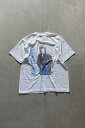 yÁzFRUIT OF THE LOOM (t[cIuU[) MADE IN USA 93'S ROD STEWART UNPLUGGED PRINT BAND T-SHIRT USA 93N bhEX`[gAvOh vg oh eB[Vc WHITE [SIZE: XL USED]