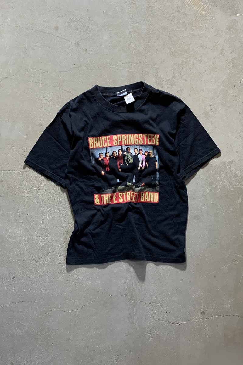 【中古】ALL SPORT (オール スポーツ) MADE IN USA 99'S BRUCE SPRINGSTEEN PRINT TOUR BAND T-SHIRT USA製 99年 ブルース・スプリングスティーン プリント バンド ツアー Tシャツ BLACK [SIZE: L USED]