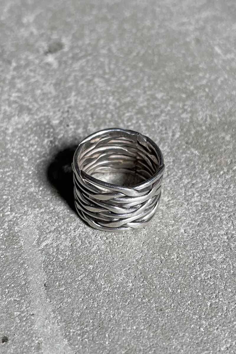 【中古】VINTAGE SILVER JEWELRY (ヴィンテージ シルバー ジュエリー) 925 SILVER RING 925 シルバー リング [SIZE: 13.5号相当 USED]