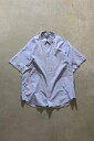 yÁzRALPH LAUREN (t[) 90'S B.D COTTON S/S BLAIRE SHIRT 90N {^_E Rbg  uA Vc BLUE [SIZE: L USED]