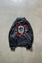 yÁzSPIT FIRE (Xsbgt@CA[) BACK LOGO NYLON COACH JACKET obN S iC R[` WPbg BLACK [SIZE: M USED]