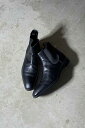 【中古】PRADA (プラダ) MADE IN ITALY SIDE GOA LEATHER BOOTS イタリア製 サイド ゴア レザー ブーツ BLACK [SIZE: US9.0(27.0cm相当) USED]
