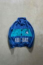 yÁzADIDAS (AfB_X) 80'S TRACK JACKET 80N gbN WPbg / BLUE [SIZE: M USED]