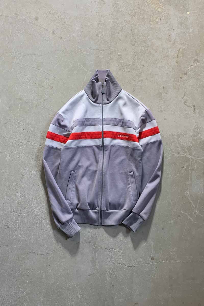 【中古】ADIDAS (アディダス) 80'S ZIP UP TRACK JACKET 80年代 ジップ アップ トラック ジャケット / GREY [SIZE: S USED]