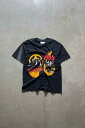 yÁzTENNESSEE RIVER MADE IN MEXICO 03-04'S KISS AEROSMITH TOUR BAND T-SHIRT LVR 03-04N LX GAX~X cA[ oh eB[Vc BLACK [SIZE: L USED]
