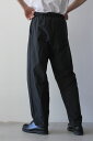 楽天JULIUS NYC【メンズ新品】CASEY CASEY（ケイシーケイシー） BASIC PANTS SWING / BLACK ナイロンリラックスパンツ[NEW]