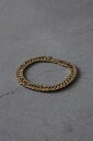 yÁz VINTAGE JEWELRY (Be[W WG[) MADE IN ITALY 14K GOLD BRACELET 19.04G 14 S[h Be[W uXbg / GOLD [ONE SIZE: USED]