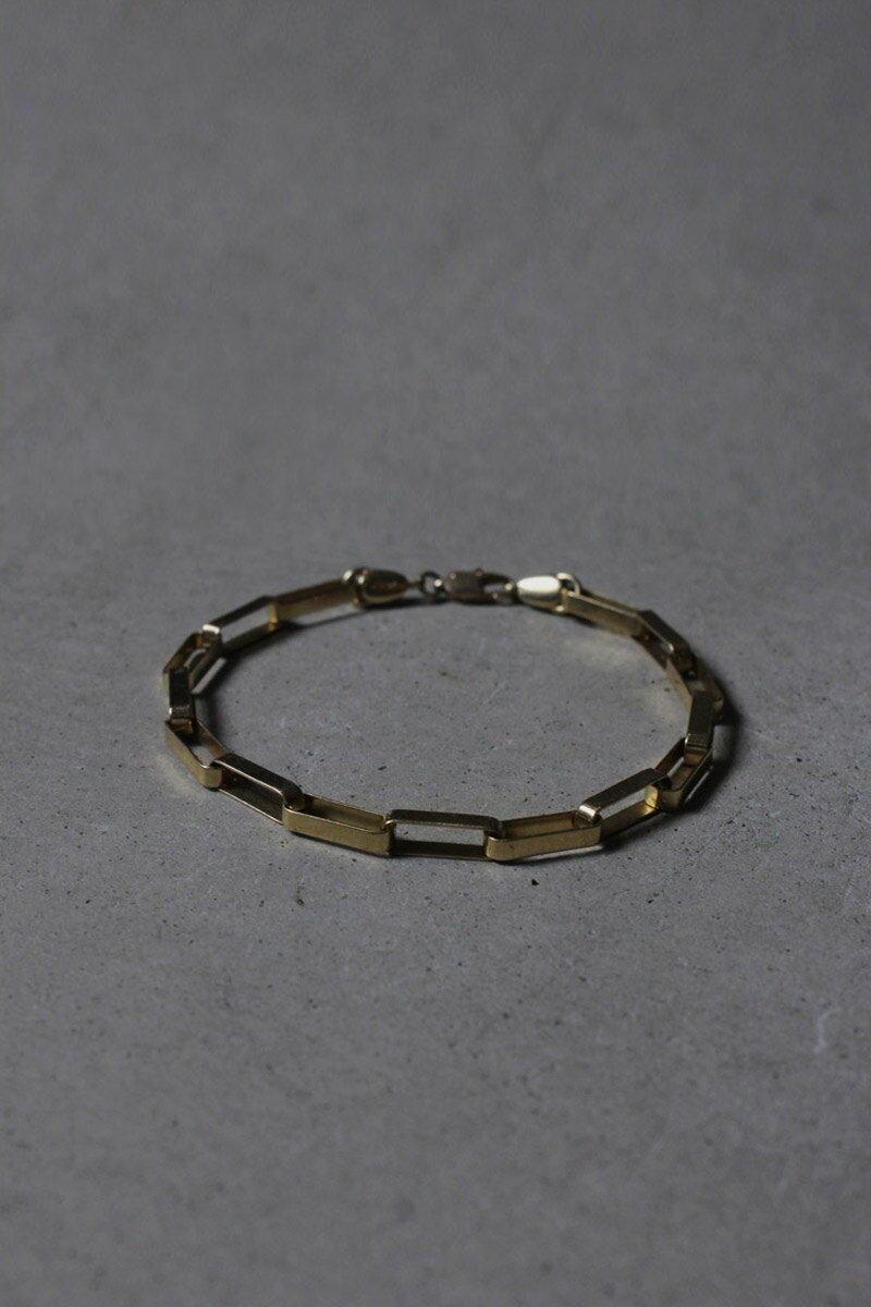 yÁz VINTAGE JEWELRY (Be[W WG[) 14K GOLD BRACELET 7.16G 14 S[h Be[W uXbg / GOLD [ONE SIZE: USED]