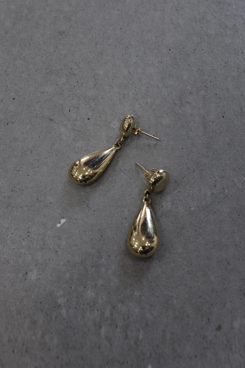 yÁz VINTAGE JEWELRY (Be[W WG[) 14K 3.4G GOLD EARRINGS GOLD 14 S[h Be[W CO / GOLD [ONE SIZE: USED]