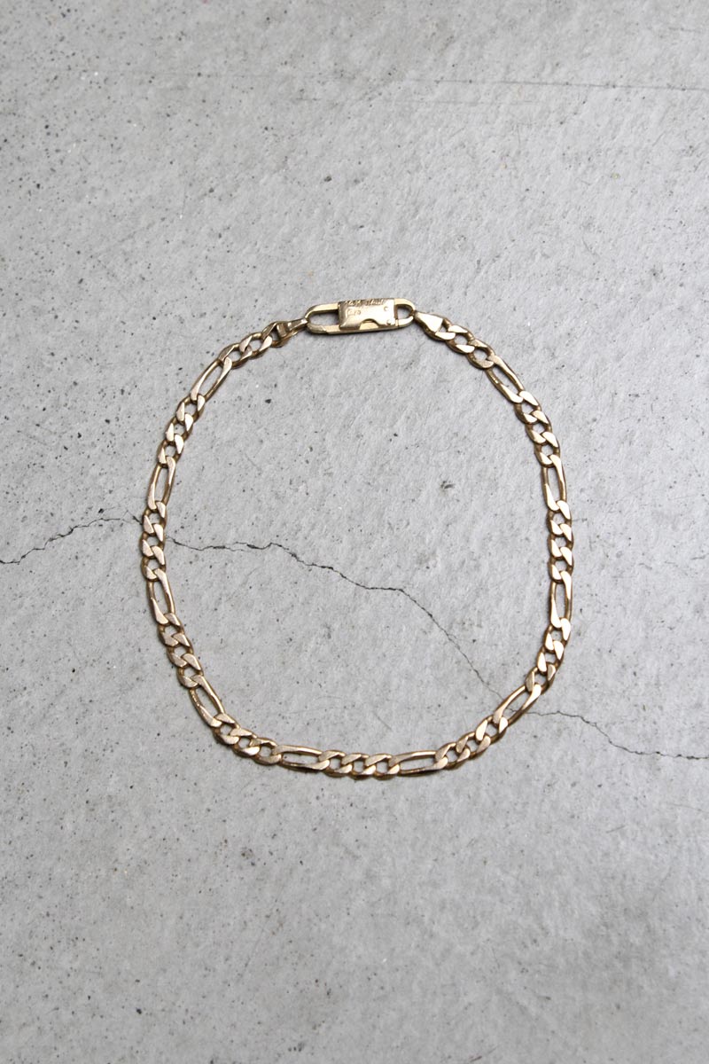 yÁz VINTAGE JEWELRY (Be[W WG[) 14K GOLD BRACELET 4.62G 14 S[h Be[W uXbg / GOLD [ONE SIZE: USED]