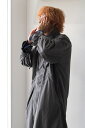 【SALE】【メンズ新品】XENIA TELUNTS (キゼニア テルンツ) FOOD WASTE DYED CANVAS COAT ナイロントレンチコート N...