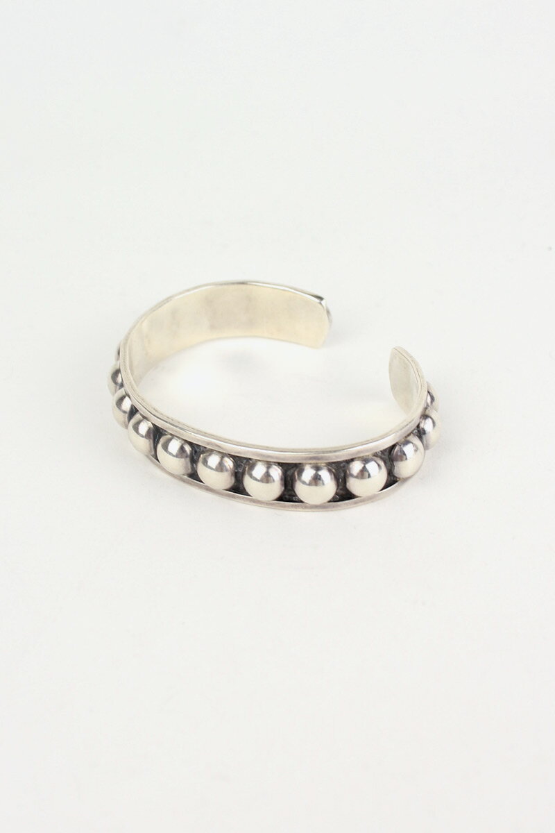 【中古】 VINTAGE JEWELRY (ヴィンテージ ジュエリー) MADE IN MEXICO 925 VINTAGE SILVER BANGLE メキシコ製 925 ヴィンテージ シルバー バングル [ONE SIZE: USED]