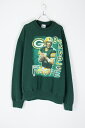 yÁz PRO PLAYER (v vC[) 90'S SWEAT SHIRT PACKERS 90N XEFbg Vc pbJ[Y GREEN [SIZE: XL USED]