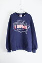 yÁz JERZEES (W[W[Y) MADE IN USA 90'S YMCA SWEAT SHIRT USA 90N XEFbg Vc NAVY [SIZE: L USED]