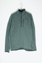 yÁzPATAGONIA (p^SjA) HALF-ZIP FLEECE JACKET n[t Wbv t[X WPbg GREEN [SIZE: M USED]